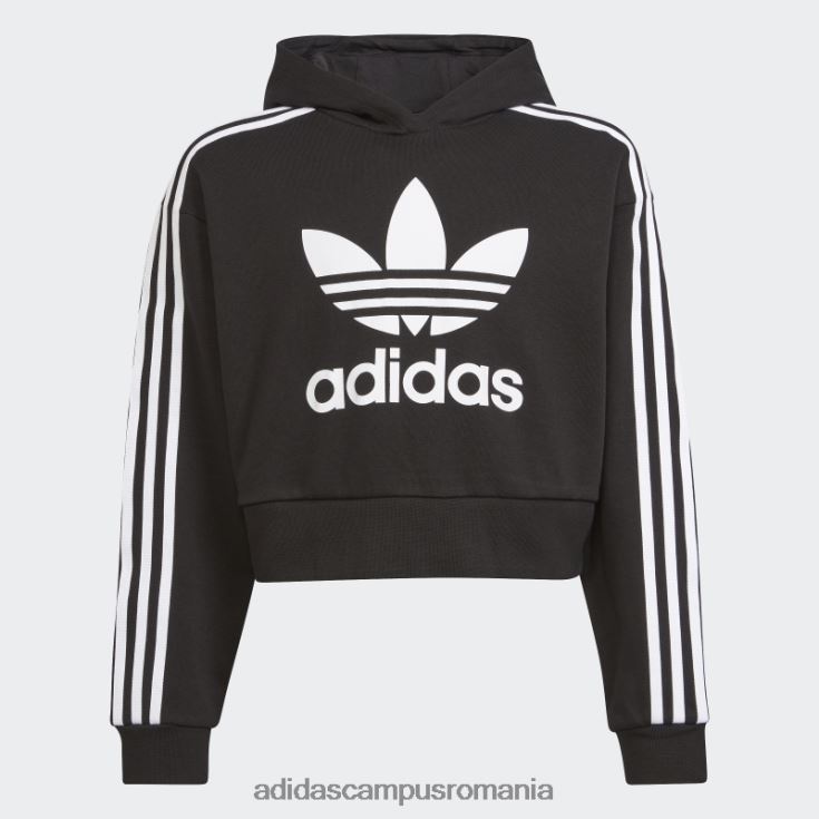 adidas campus romania hanorac cropped adicolor negru adidas copii alb negru J266N211574