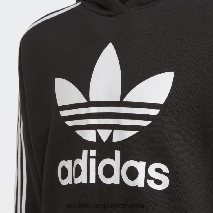 adidas campus romania hanorac cropped adicolor negru adidas copii alb negru J266N211574