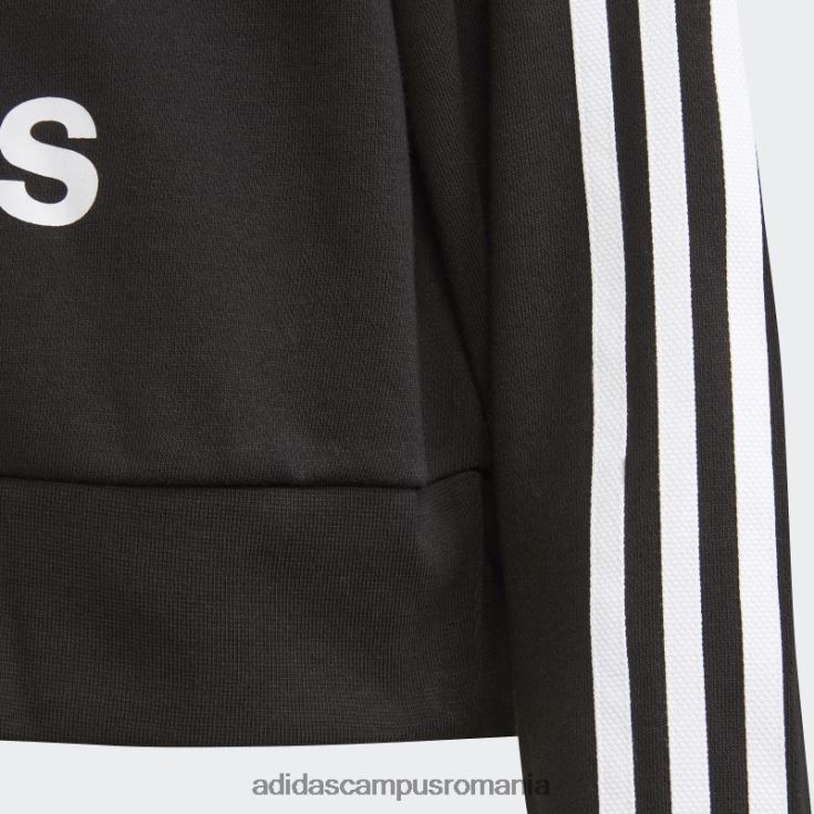 adidas campus romania hanorac cropped adicolor negru adidas copii alb negru J266N211574