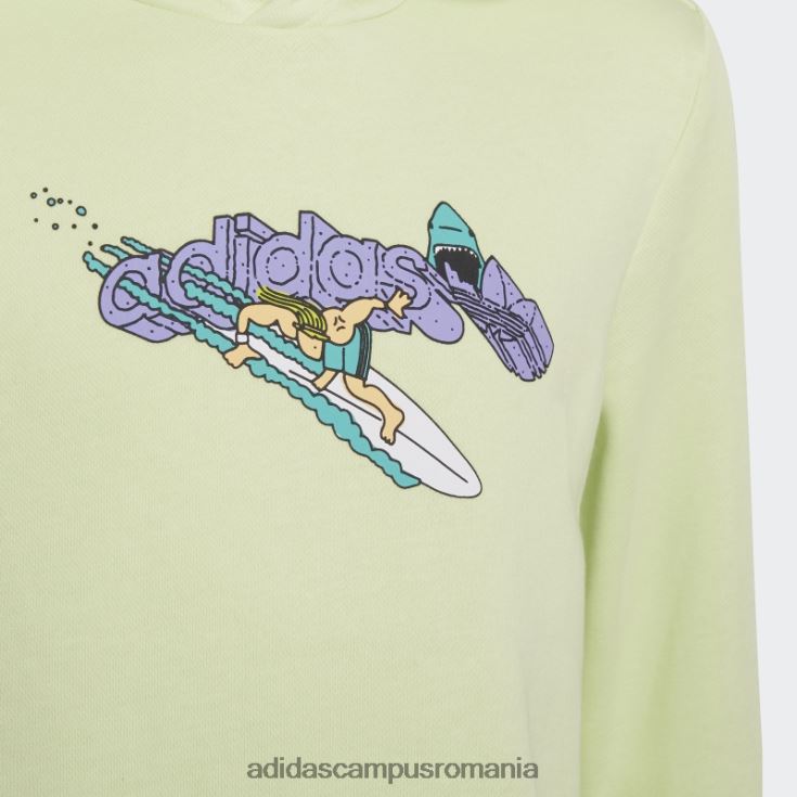 adidas campus romania hanorac grafic stoked plajă lime adidas copii lămâie verde J266N218984