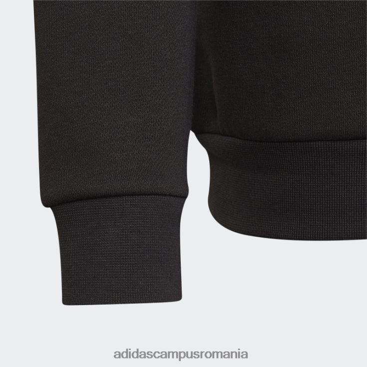 adidas campus romania hanorac negru adicolor cu jumătate de fermoar adidas copii negru J266N218525