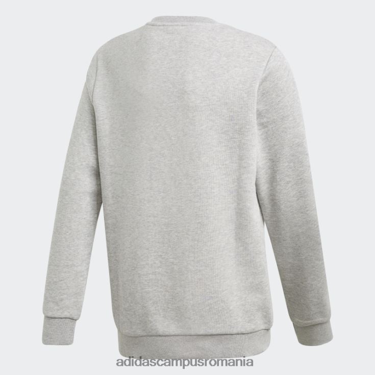 adidas campus romania hanorac trefoil crew gri mediu adidas copii gri mediu J266N211886