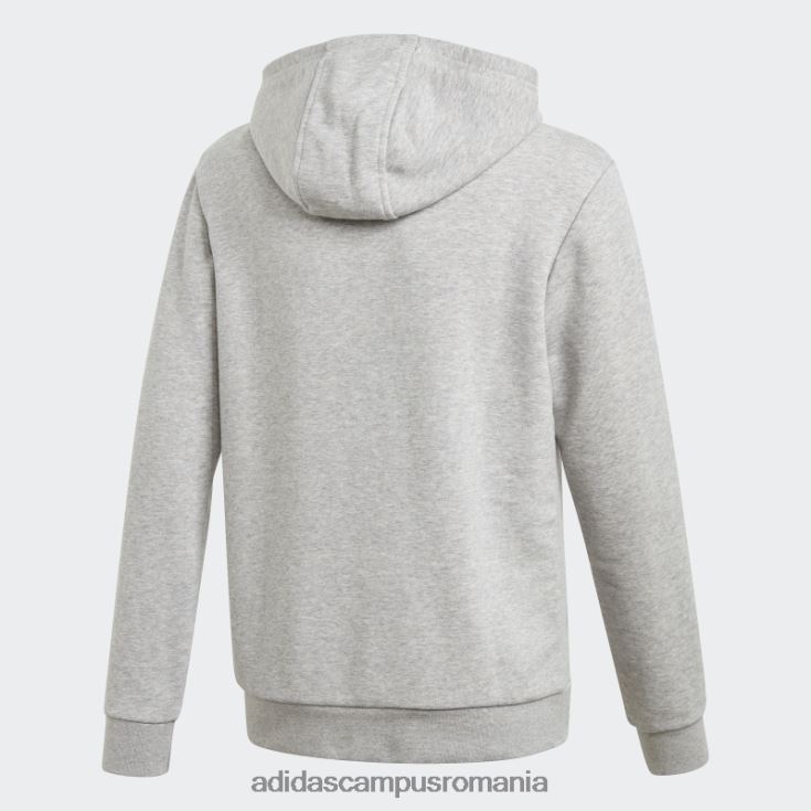 adidas campus romania hanorac trefoil gri mediu copii gri mediu/alb J266N218404