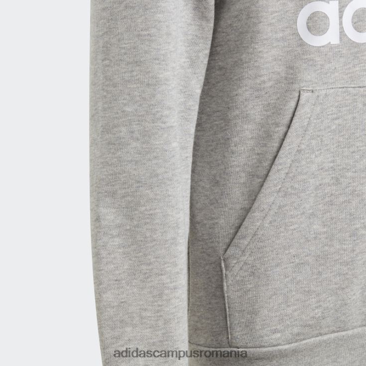 adidas campus romania hanorac trefoil gri mediu copii gri mediu/alb J266N218404