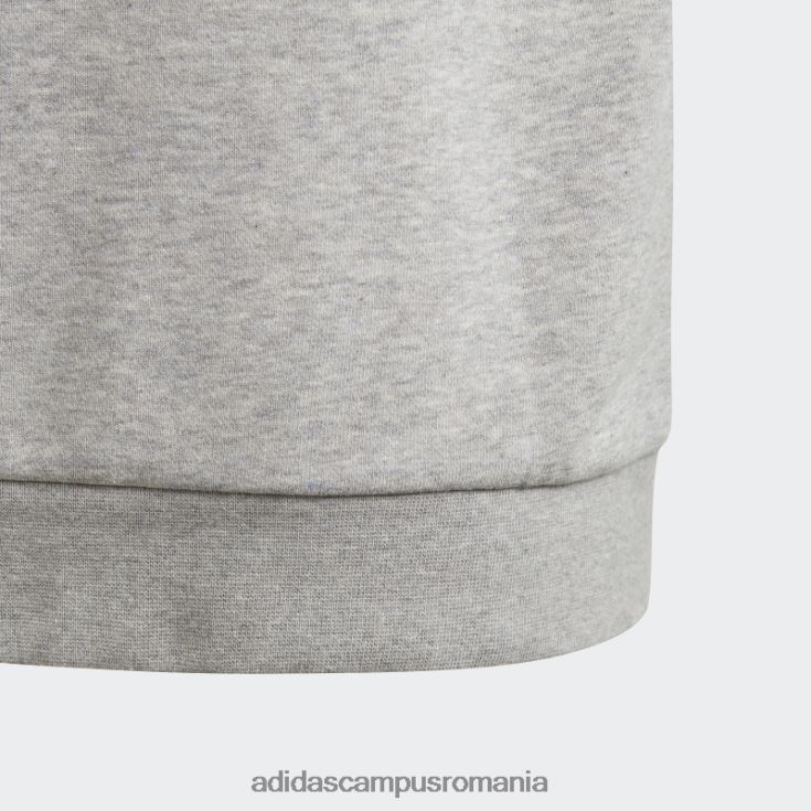 adidas campus romania hanorac trefoil gri mediu copii gri mediu/alb J266N218404