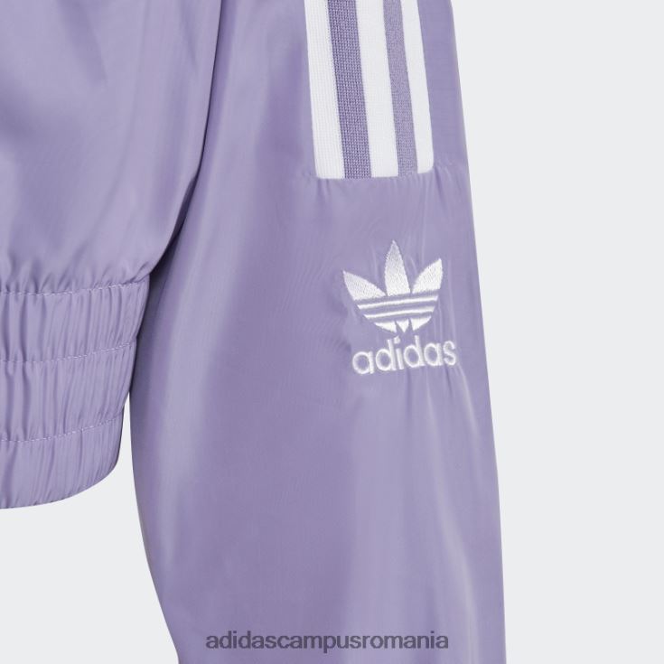 adidas campus romania jachetă adicolor crop liliac copii liliac J266N212073
