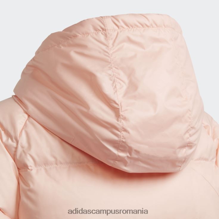 adidas campus romania jachetă adicolor puf alungită haze coral adidas copii haze coral/alb J266N219002