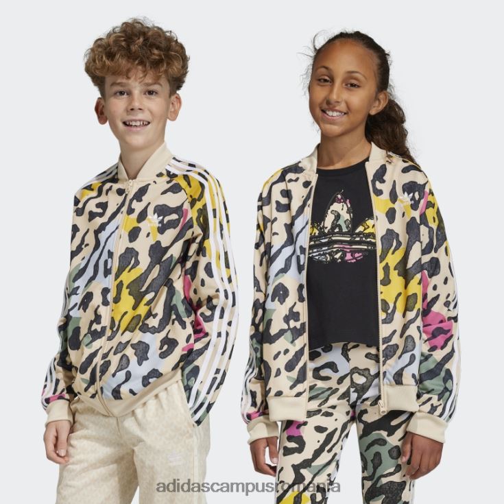 adidas campus romania jachetă de sport sst animal print nisip adidas copii nisip/multicolor J266N211826