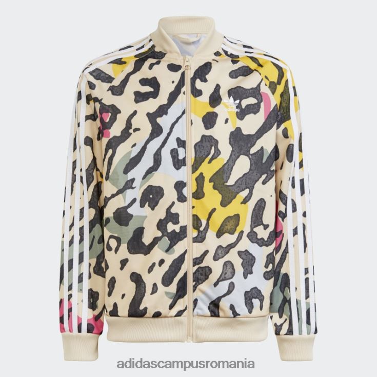 adidas campus romania jachetă de sport sst animal print nisip adidas copii nisip/multicolor J266N211826