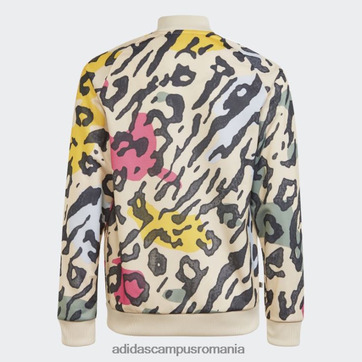 adidas campus romania jachetă de sport sst animal print nisip adidas copii nisip/multicolor J266N211826