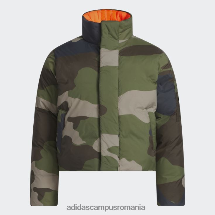 adidas campus romania jachetă pufă din nailon ușor aop camo copii aop camo/orange J266N23400