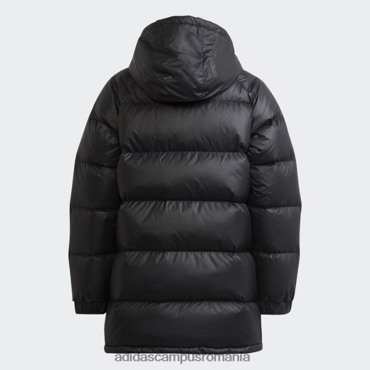 adidas campus romania jacheta adicolor puf alungita neagra copii alb negru J266N211923