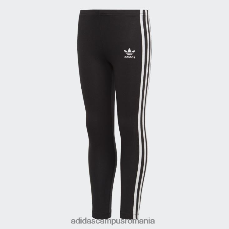 adidas campus romania jambiere albe copii alb negru J266N23491