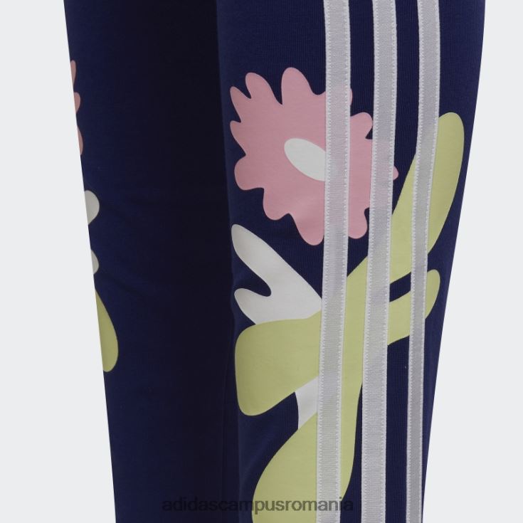 adidas campus romania leggings cu imprimeu flori indigo adidas copii indigo/alb J266N219293