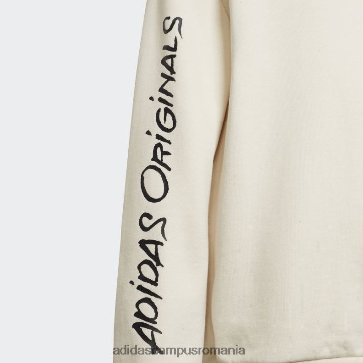 adidas campus romania non-dyed originals x andré saraiva crew hanorac copii nevopsit J266N211965