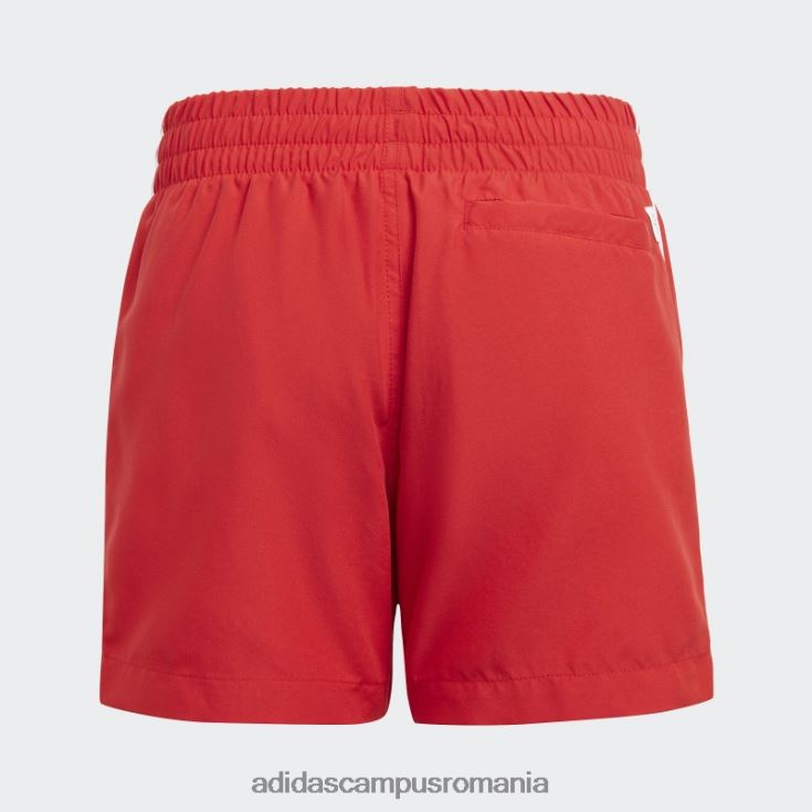 adidas campus romania originals adicolor pantaloni scurți de baie cu 3 dungi stacojiu copii stacojiu/alb J266N218458