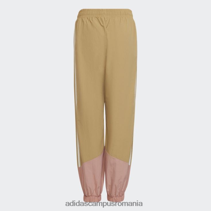 adidas campus romania pantaloni adidas țesuți în tonuri de bej copii ton bej/mov/alb J266N212171