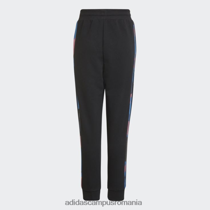 adidas campus romania pantaloni de jogging camo negri copii negru J266N218901