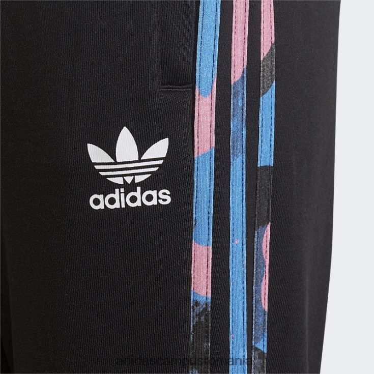 adidas campus romania pantaloni de jogging camo negri copii negru J266N218901