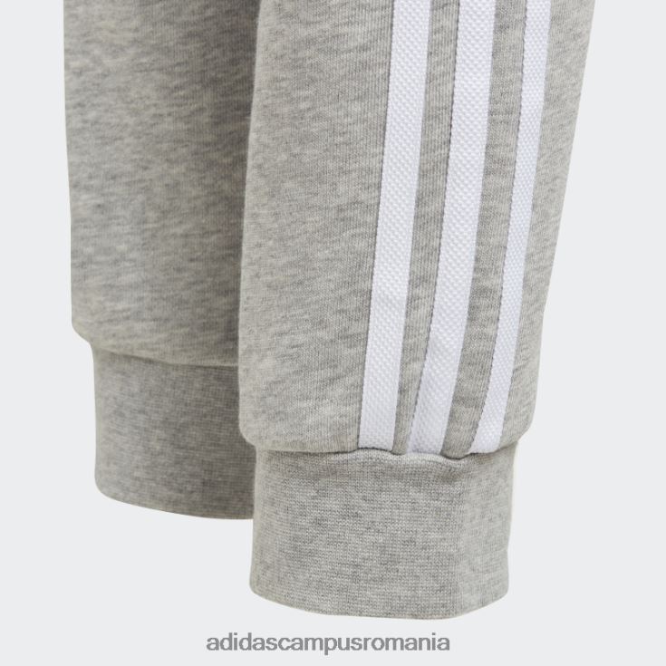 adidas campus romania pantaloni de jogging gri mediu cu 3 dungi copii gri mediu/alb J266N218359