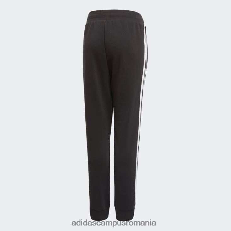 adidas campus romania pantaloni de jogging negri cu 3 dungi copii alb negru J266N218286
