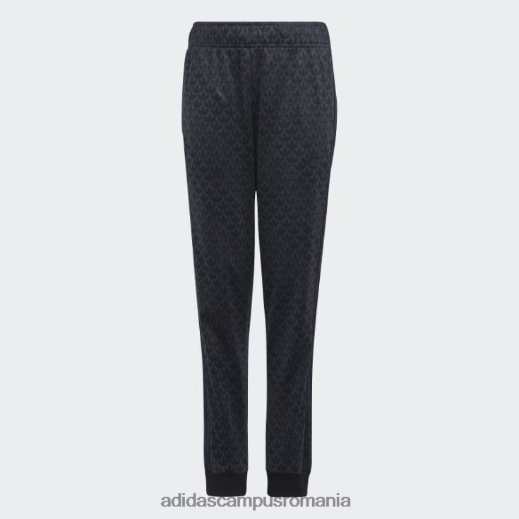 adidas campus romania pantaloni de sport cu imprimeu monogramă carbon copii carbon/negru J266N211696