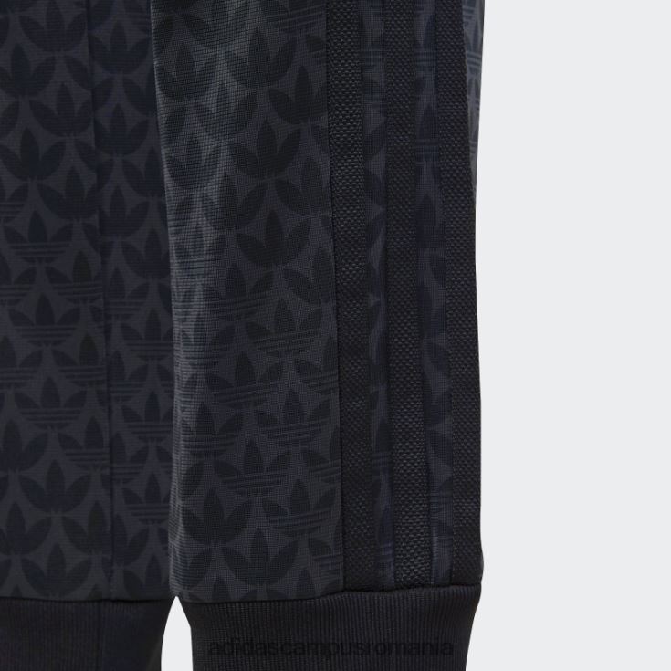 adidas campus romania pantaloni de sport cu imprimeu monogramă carbon copii carbon/negru J266N211696