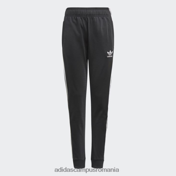 adidas campus romania pantaloni de trening adicolor sst negre copii alb negru J266N218275