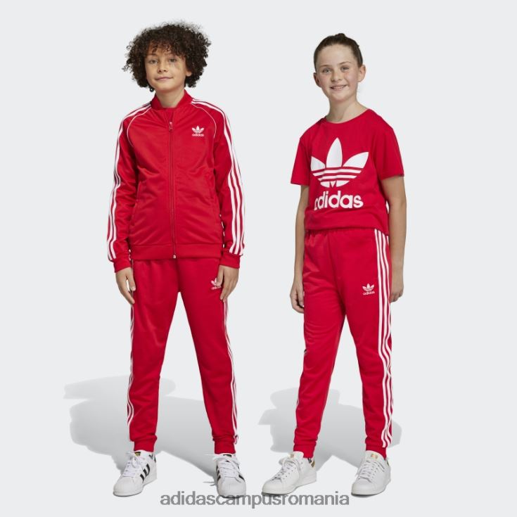 adidas campus romania pantaloni de trening adicolor sst stacojiu adidas copii stacojiu J266N218408