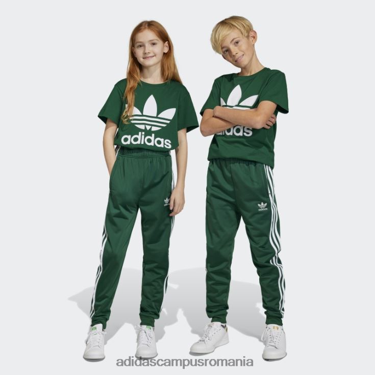 adidas campus romania pantaloni de trening adicolor sst verde inchis copii verde inchis J266N218328