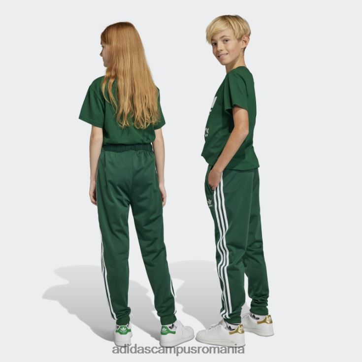 adidas campus romania pantaloni de trening adicolor sst verde inchis copii verde inchis J266N218328