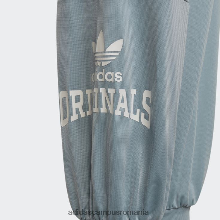adidas campus romania pantaloni de trening gri cu imprimeu grafic copii gri J266N219084