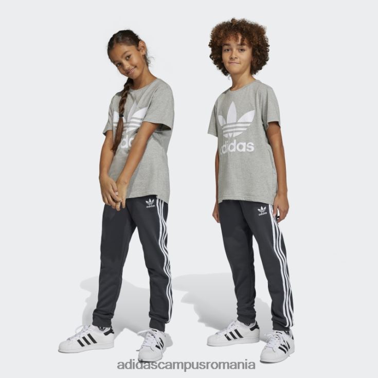 adidas campus romania pantaloni din carbon cu 3 dungi copii carbon J266N211789