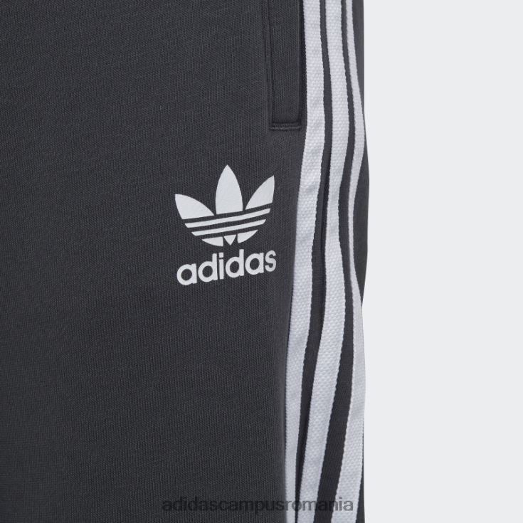 adidas campus romania pantaloni din carbon cu 3 dungi copii carbon J266N211789