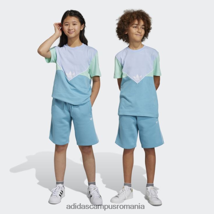 adidas campus romania pantaloni scurți adicolor albastru copii albastru J266N23332