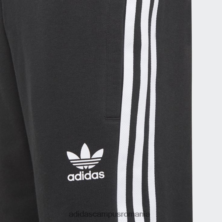 adidas campus romania pantaloni scurți adicolor negri copii alb negru J266N211744