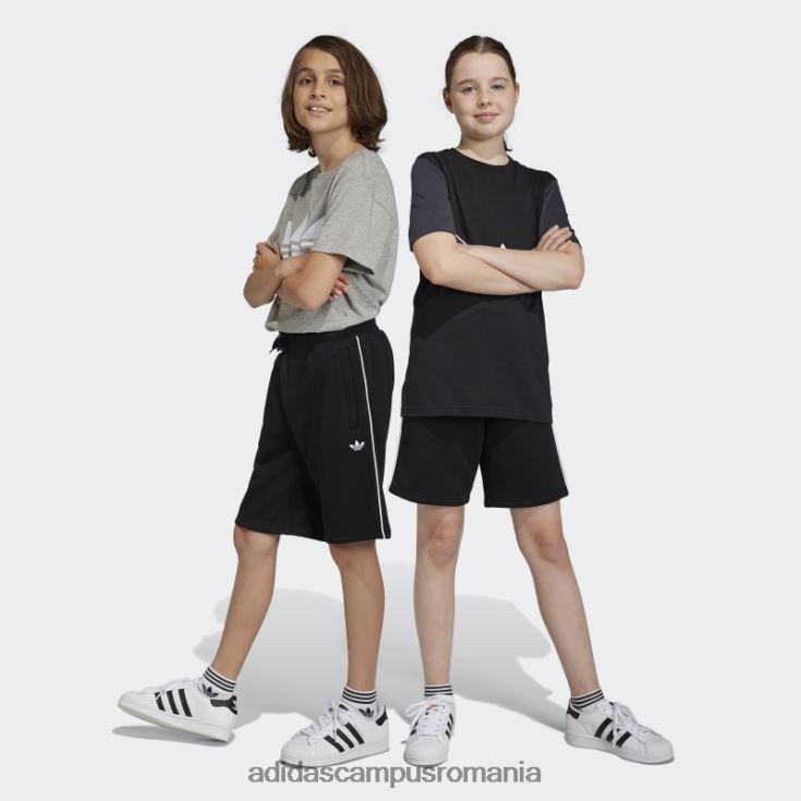 adidas campus romania pantaloni scurți adicolor negri copii negru J266N218581