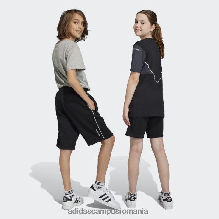 adidas campus romania pantaloni scurți adicolor negri copii negru J266N218581