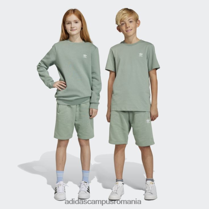 adidas campus romania pantaloni scurți adicolor verde argintiu copii verde argintiu J266N211857
