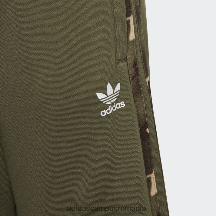 adidas campus romania pantaloni scurți camo olive copii măsline J266N211827