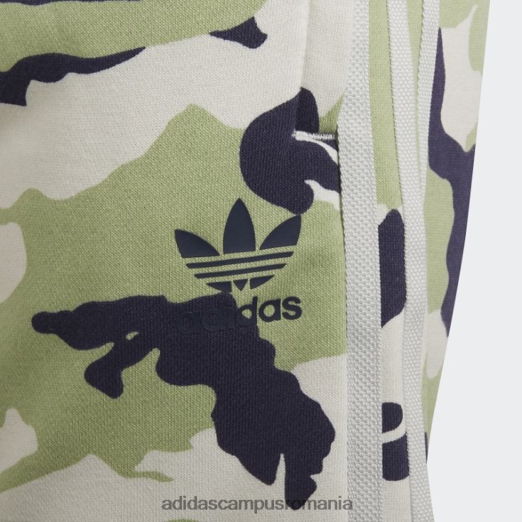 adidas campus romania pantaloni scurți camo orbit gri adidas copii orbita gri/lime/marine J266N211997