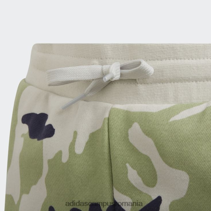 adidas campus romania pantaloni scurți camo orbit gri adidas copii orbita gri/lime/marine J266N211997
