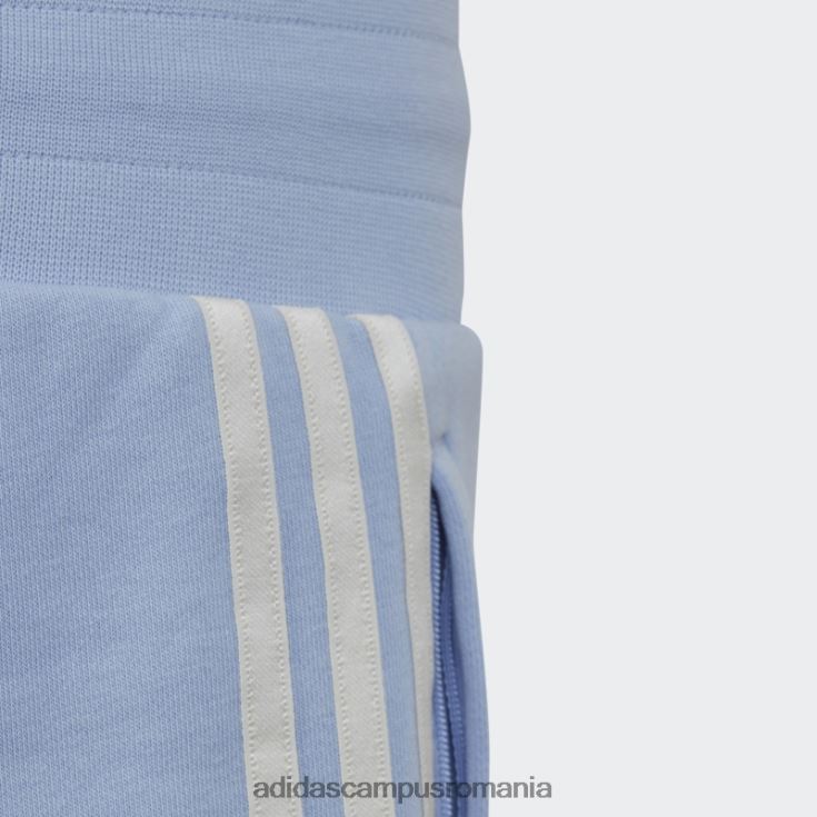 adidas campus romania pantaloni scurți cu talie înaltă cu imprimeu grafic albastru alba adidas copii zori albastre J266N212102