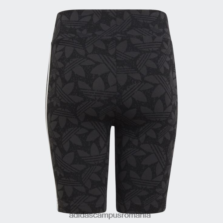 adidas campus romania pantaloni scurți de ciclism cu talie înaltă carbon copii carbon/negru/alb J266N219214