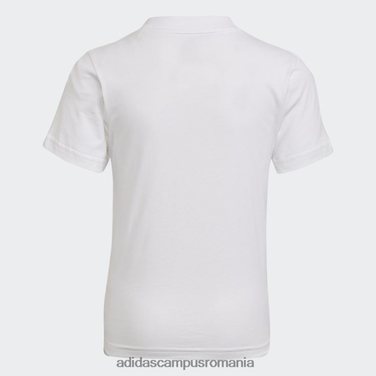 adidas campus romania pantaloni scurți și set de tricou adicolor albi copii alb negru J266N218365