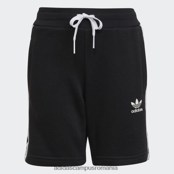 adidas campus romania pantaloni scurți și set de tricou adicolor albi copii alb negru J266N218365