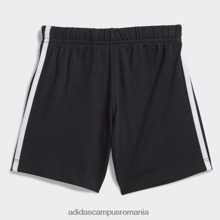 adidas campus romania pantaloni scurți trifoil alb set de tricou adidas copii alb negru J266N211715