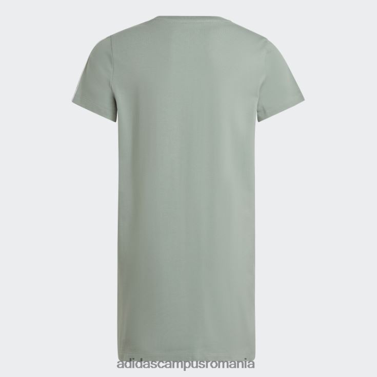 adidas campus romania rochie tricou cu imprimeu animal verde argintiu copii verde argintiu J266N211653