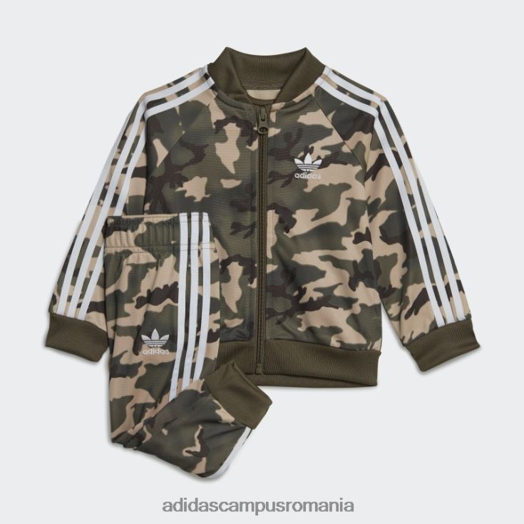 adidas campus romania set bej camo sst copii bej/multicolor J266N218401