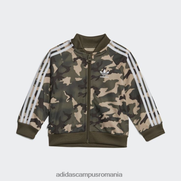 adidas campus romania set bej camo sst copii bej/multicolor J266N218401